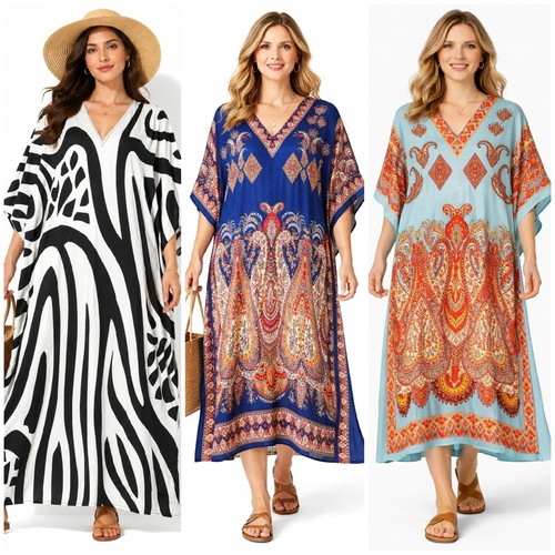 Plus size kaftan long tunic - plus,