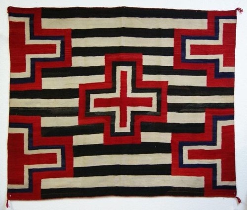 Red navajo chief - chief's, rug