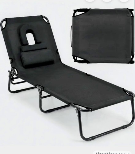 Folding beach sun - folding, lounger