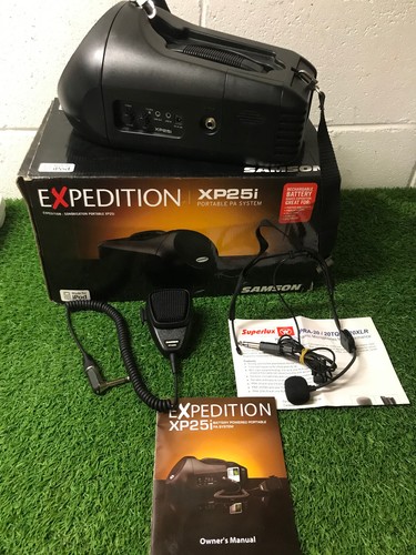 Samson xp25i portable - samson, battery