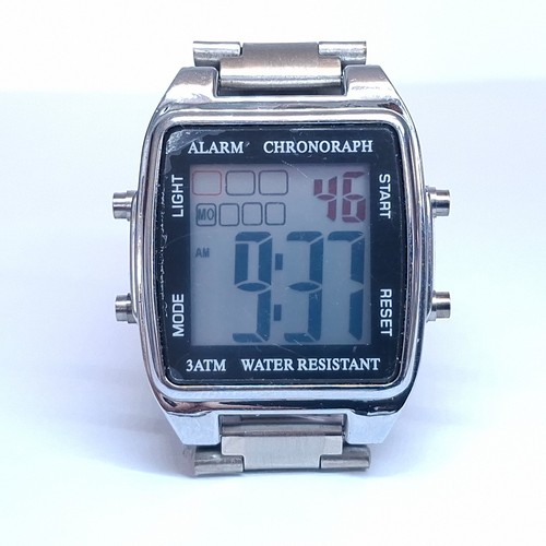 Alarm chrono dual colour lcd - alarm,