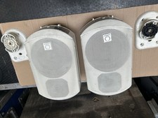 Turbosound Impact 50 Professional Speakers With Wall Mounts X2 #B White