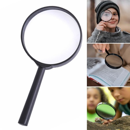 Powerful magnifying glass - glass, 90mm