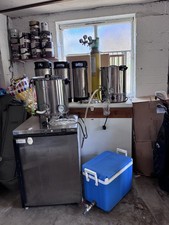 Complete Home Brewing Setup – Mash Tun, Boilers, Corny Kegs, CO₂ System & Keezer