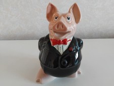Wade NatWest Sir Nathaniel Pig / Piggy Bank - Perfect Condition with Stopper