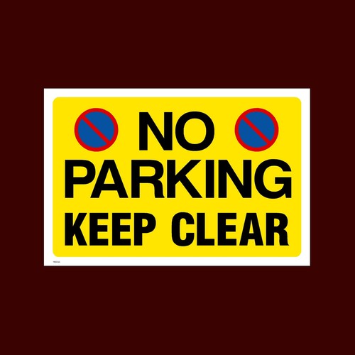 Parking keep clear sign - parking,