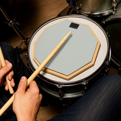 Double sided drum practice pad - sided,
