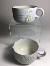 Two Vintage Hornsea Concept “Cirrus” Martin Hunt Pottery Coffee Cups.