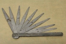 Vintage Moore & Wright 6" Imperial Feeler Gauge Made Around 1939 ME1453