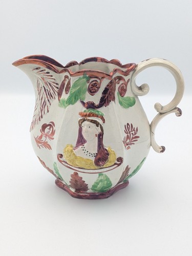 Pearlware lustre jug princess - lustre, jug,