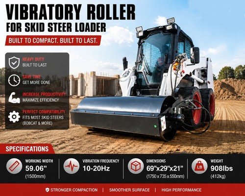 Skid steer loader vibratory - skid,