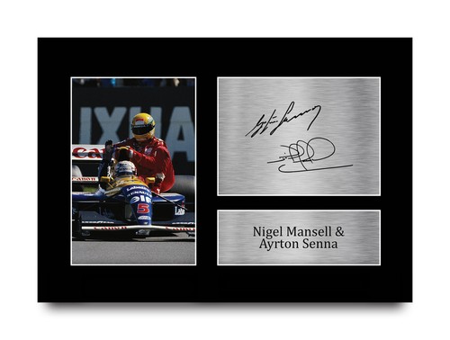 Nigel mansell ayrton senna - mansell, &