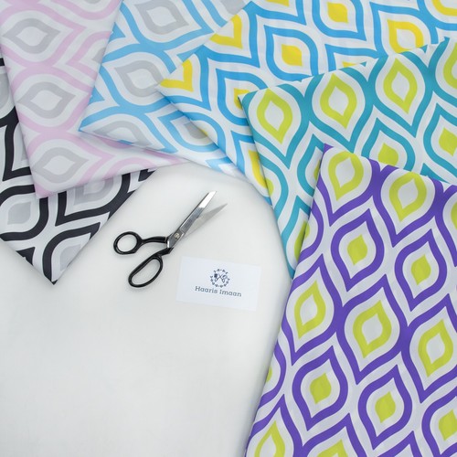 Geometric print upholstery - geometric,
