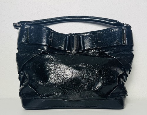 Burberry black patent leather - burberry,