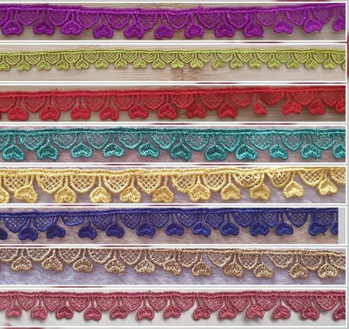 Yard 2cm wide embroidered - 1.2cm,