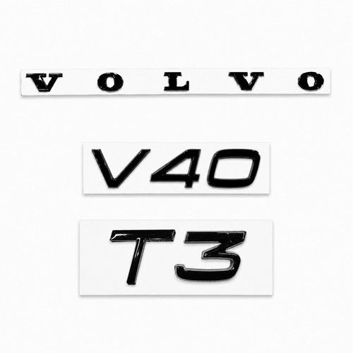 Gloss black badges fits - badges, volvo