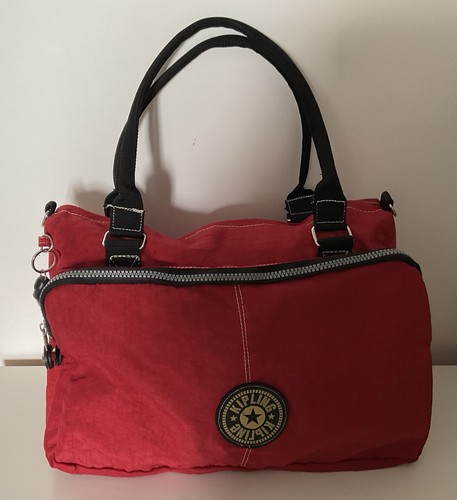 Kipling red laptop bag - kipling,
