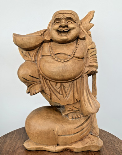 Large hand carved wooden - hand,