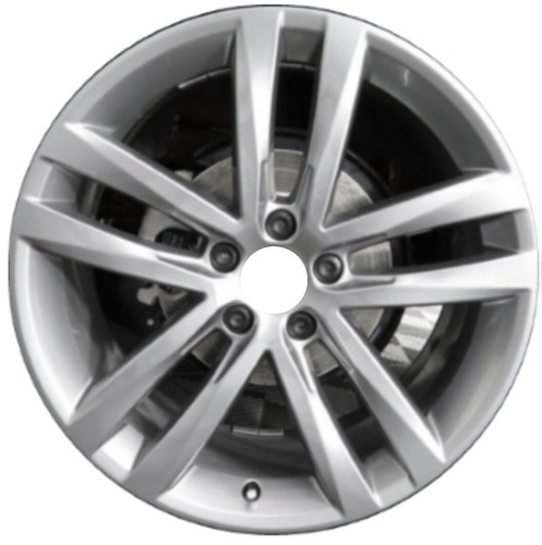 19x8 new silver - silver, aluminum