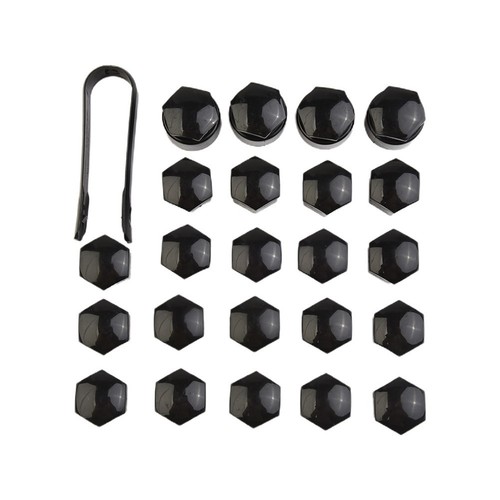 Black wheel nut bolt - wheel, trims