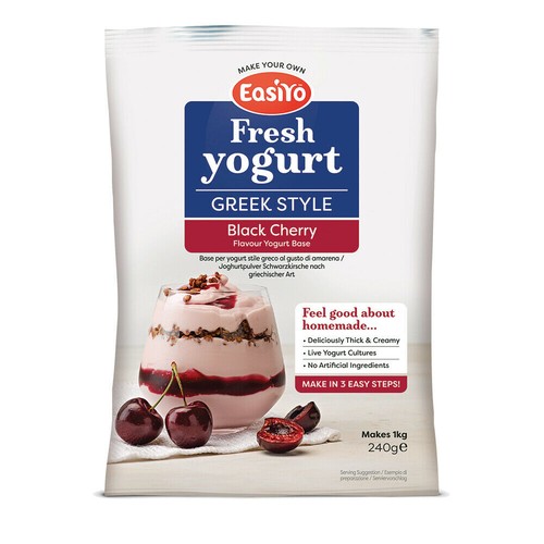 Easiyo black cherry greek - easiyo,