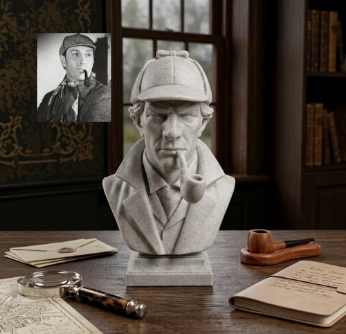 Sherlock holmes bust - bust, statue