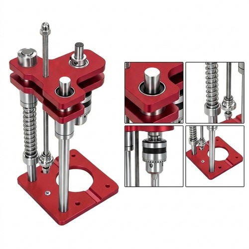 Aluminum vertical drill - drill, stand