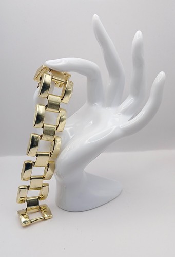 Vintage gold tone chunky gate - vintage,