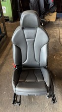 2016-2020 AUDI S3 8V NS PASSENGER SIDE FRONT BLACK HEATED LEATHER SEAT