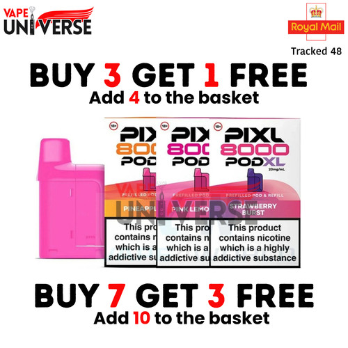 Pixl 8000 vape refill - pods, xl