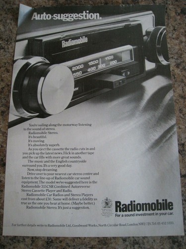Radiomobile car stereo - car,