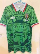 Mexico Authentic 1998 Football World Cup Soccer Green Jersey T-Shirt