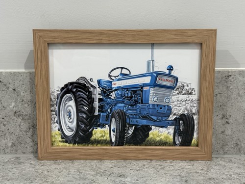 Framed print artwork - framed, ford