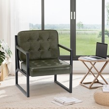 Modern Faux Leather Accent