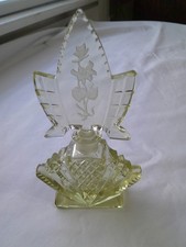 Vtg Art Deco Czech Yellow