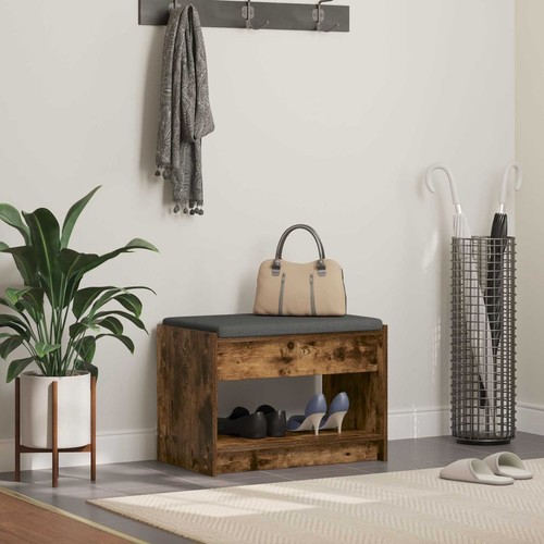 Hall bench smoked oak - bench,