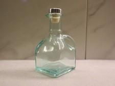 VINTAGE GREEN GLASS SERVING