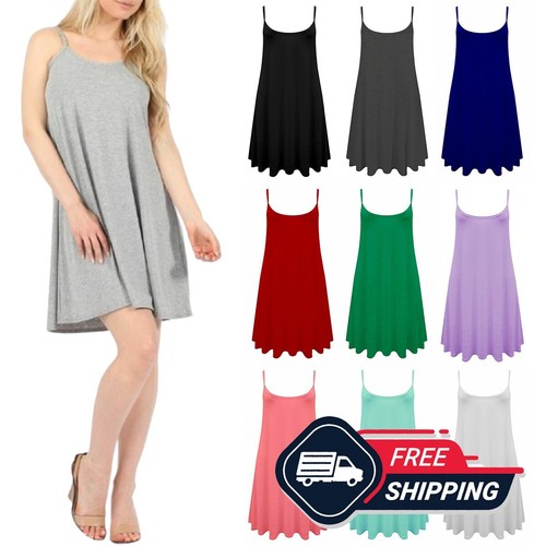 Womens cami swing dress - womens,