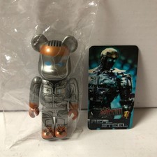Super Rare Bearbrick Series 23 Real Steel Atom Card Included Used