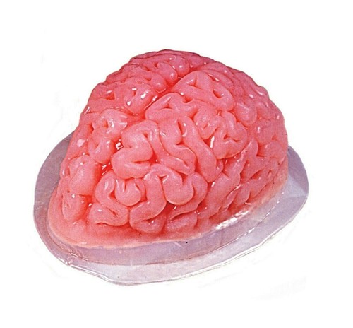 Brain jelly mould halloween - jelly,