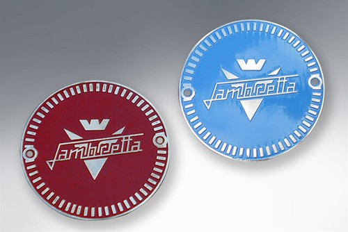Lambretta vigano style badge - style,
