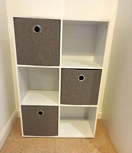 Shelf white cube - 6,
