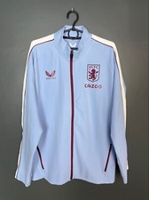 ASTON VILLA TRAINING FOOTBALL JACKET CASTORE SHIRT JERSEY SIZE M ADULT