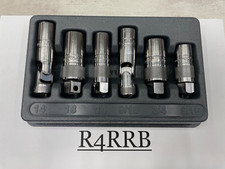 Snap-on Tools NEW 6pc 3/8" Drive Essential #2 Spark Plug Socket Set 206ESSPKPLG2