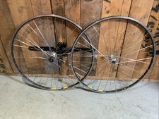 700c Wheelset. Shimano Dura Ace Hubs on Mavic Open 4cd Rims.