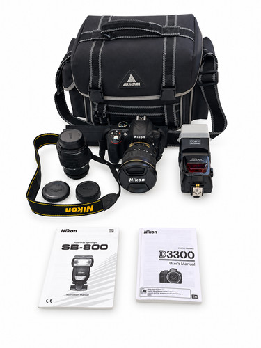 Nikon d3300 dslr 24mp - dslr, camera