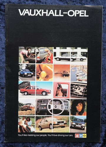 Vauxhall opel range 1982 - vauxhall-opel,