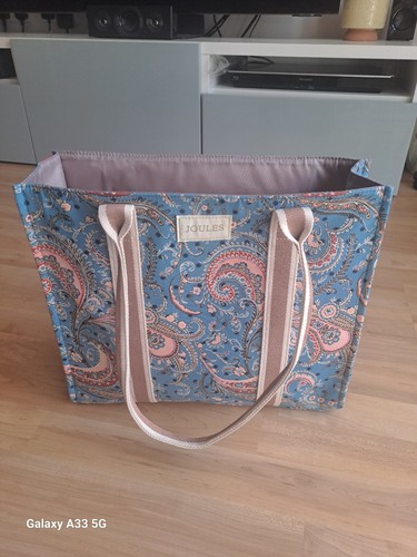 Joules blue paisley print