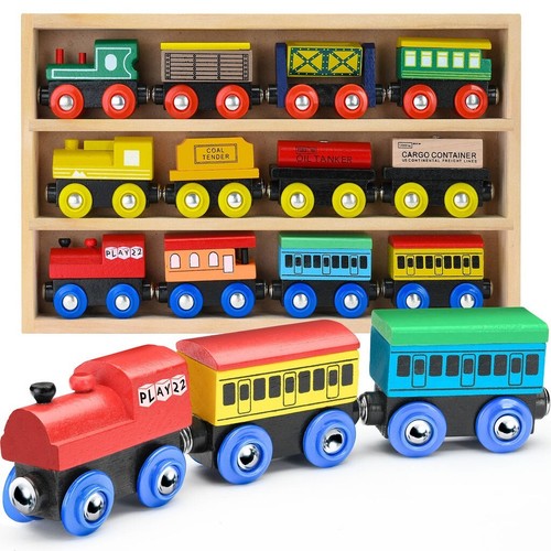 Wooden train set - wooden,