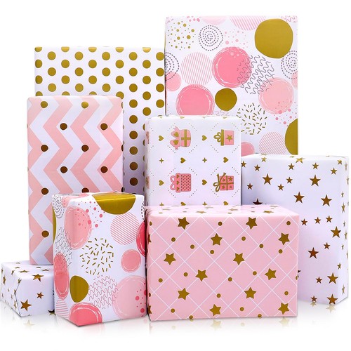Gift wrapping paper sheets - paper,, 12